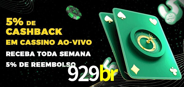Promoções do cassino ao Vivo 929br